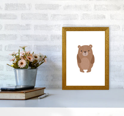 Children&#39;s Animals, Bear Modern Print A4 Print Only