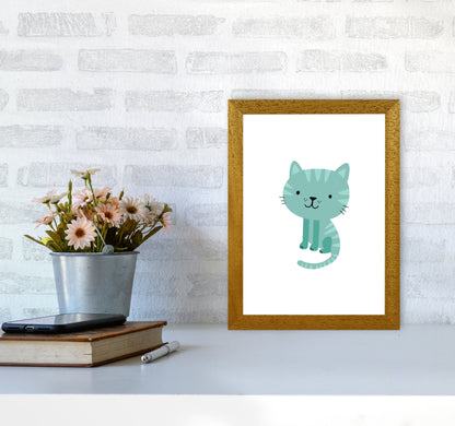 Children&#39;s Animals, Cat Modern Print A4 Print Only