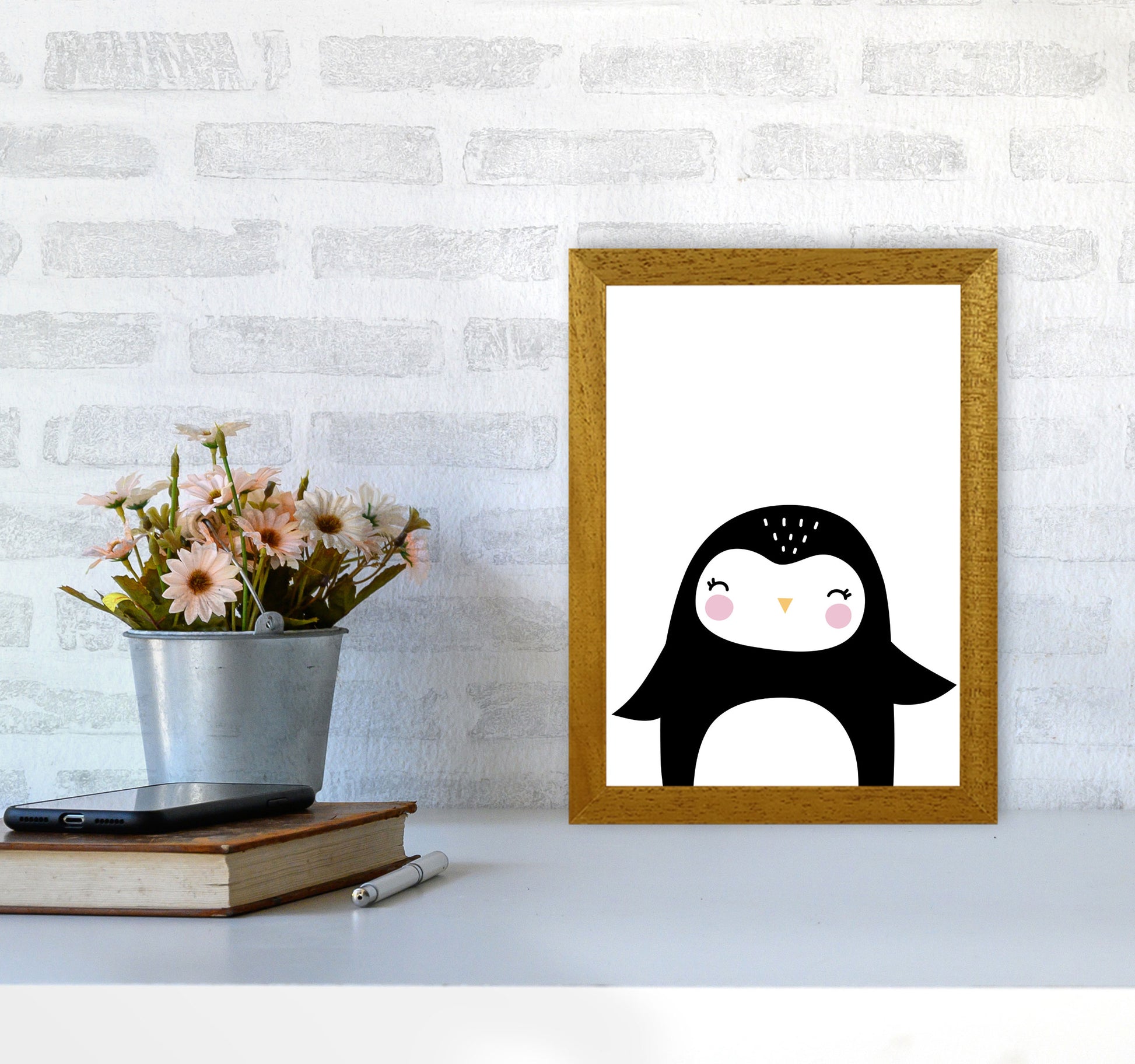 Penguin Modern Print Animal Art Print A4 Print Only