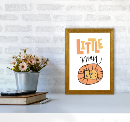 Little Lion Man Framed Nursey Wall Art Print A4 Print Only