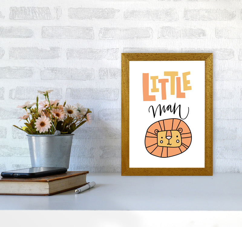 Little Lion Man Framed Nursey Wall Art Print A4 Print Only
