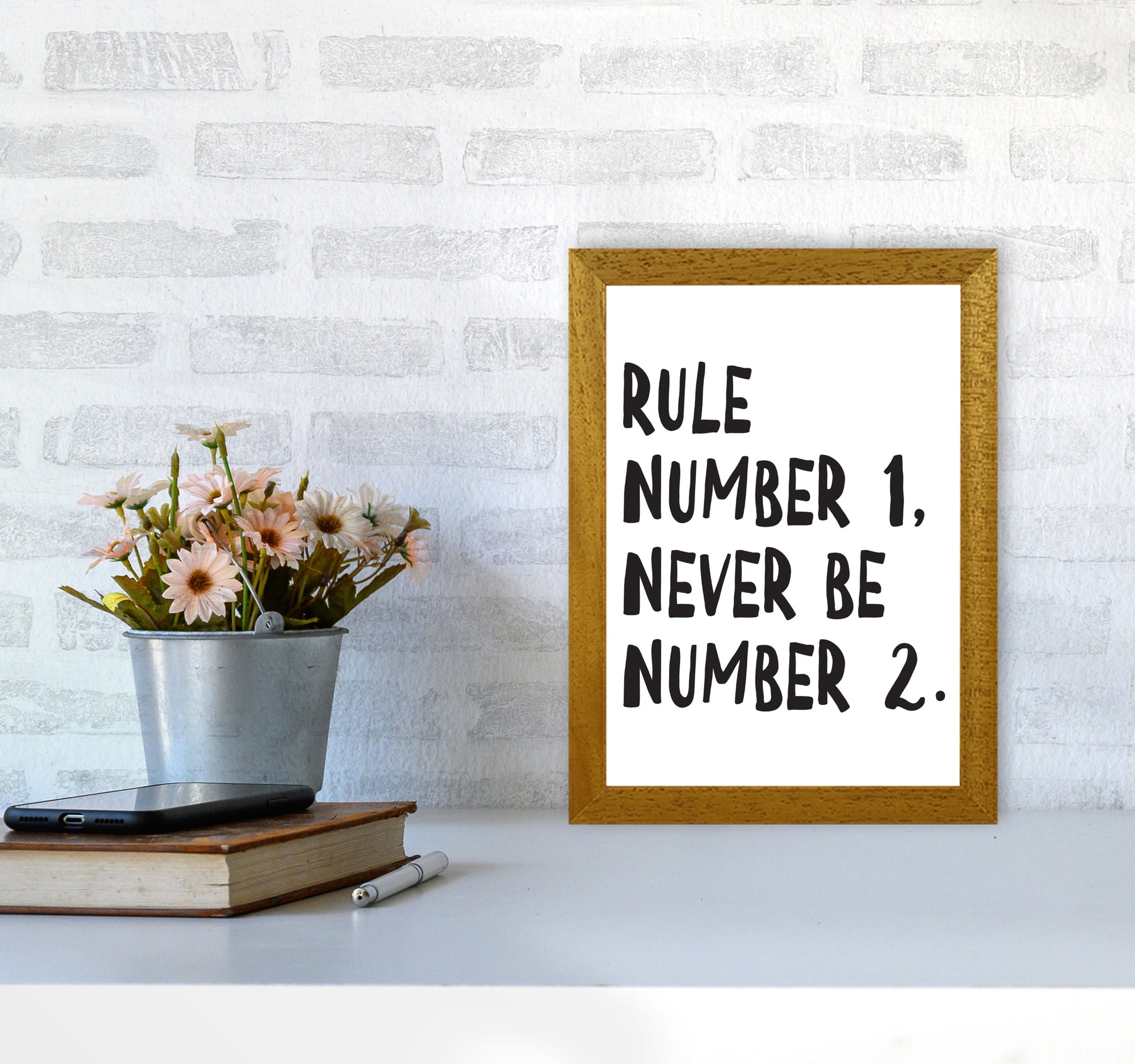 Rule Number One Modern Print A4 Print Only