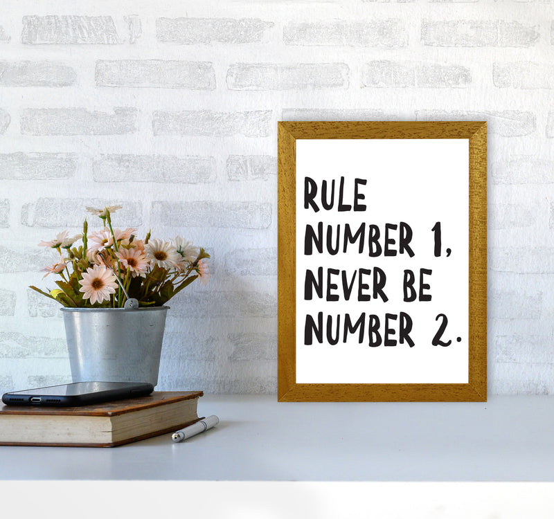 Rule Number One Modern Print A4 Print Only