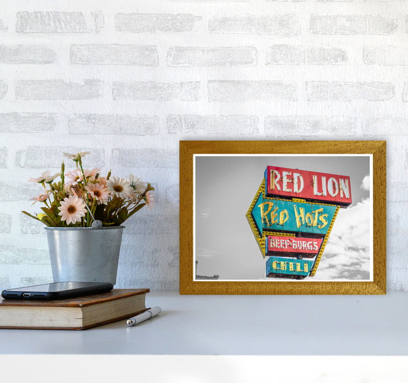 Vintage American Billboard Modern Print A4 Print Only