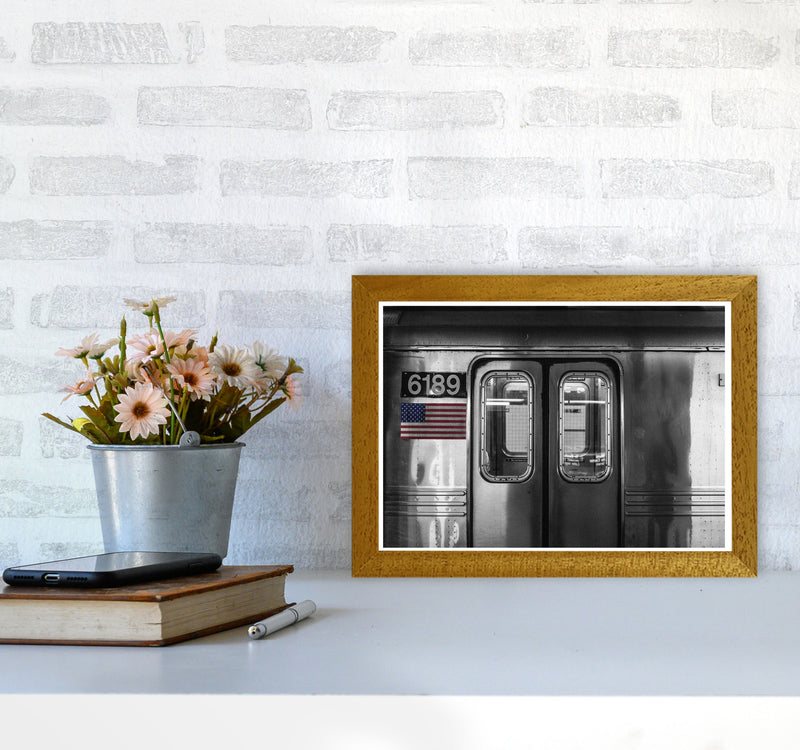 Vintage USA Subway Modern Print A4 Print Only