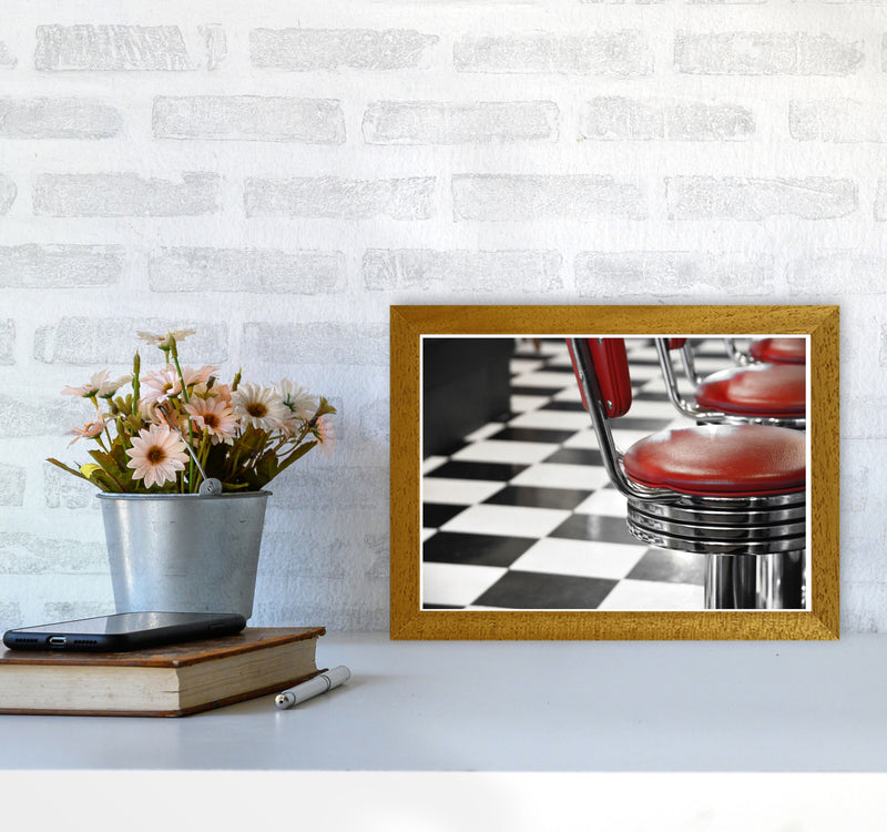 Vintage American Diner Modern Print A4 Print Only