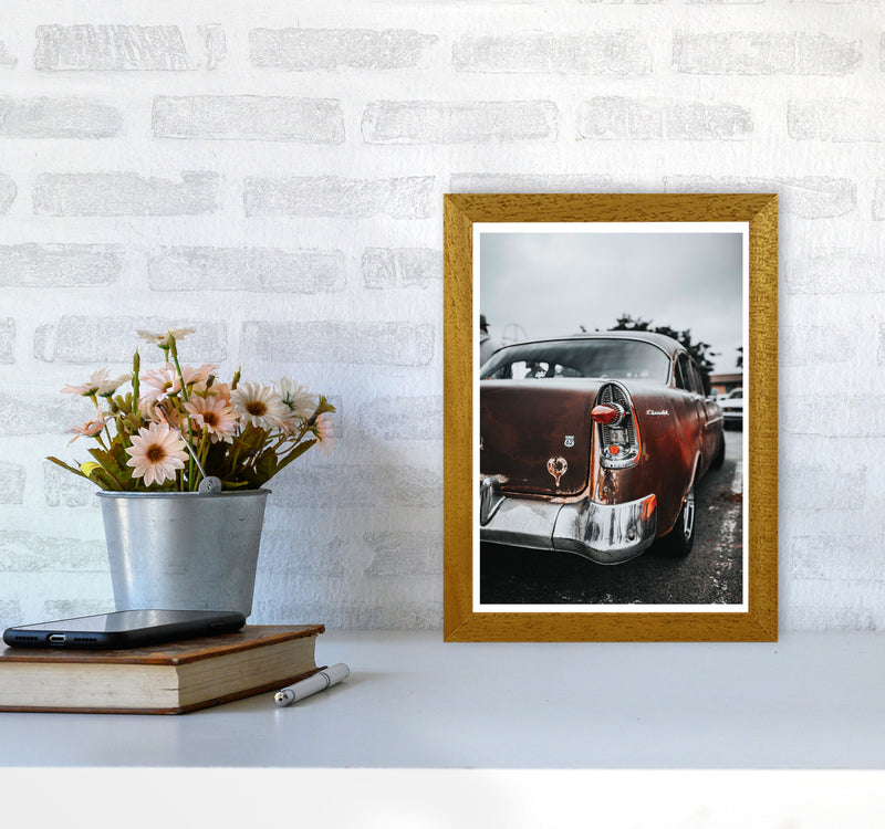 Retro Car Modern Print A4 Print Only