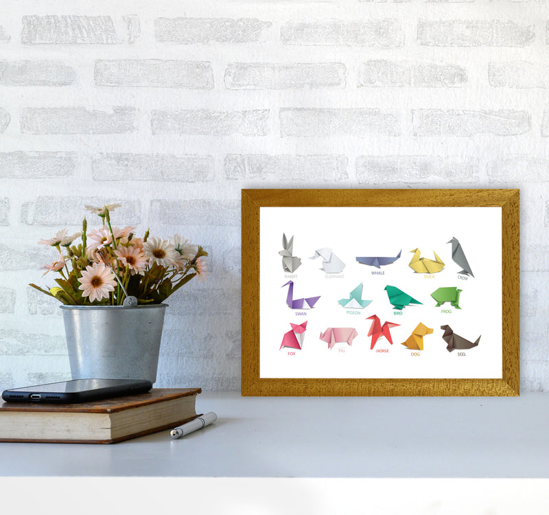 Origami Animals Modern Print A4 Print Only