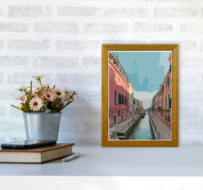 Venice Portrait 2 Modern Print A4 Print Only