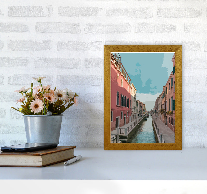 Venice Portrait 2 Modern Print A4 Print Only