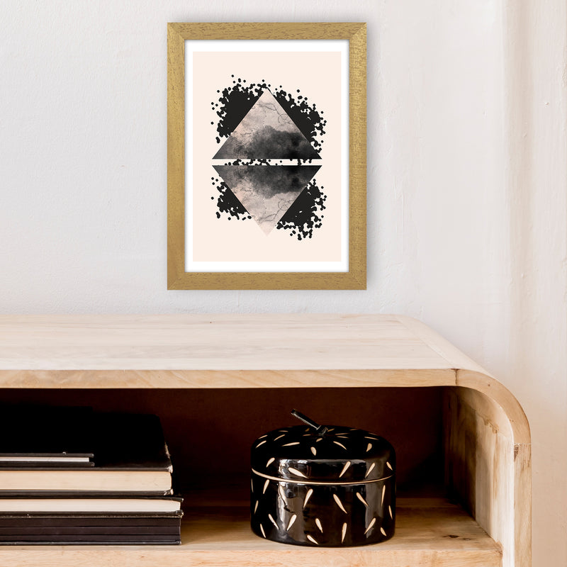 Nude And Black Watercolour 1 Art Print by Pixy Paper A4 Print Only