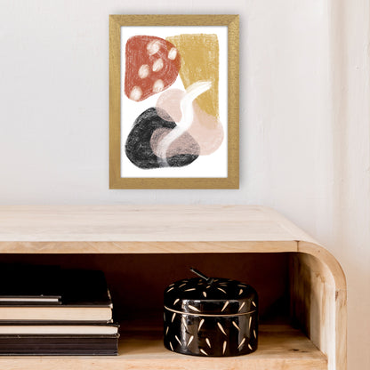 Dalia Chalk Mix Match Shapes  Art Print by Pixy Paper A4 Print Only