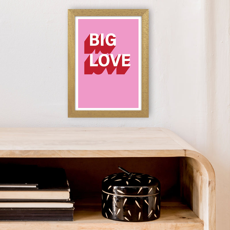 Big Love Shadow  Art Print by Pixy Paper A4 Print Only