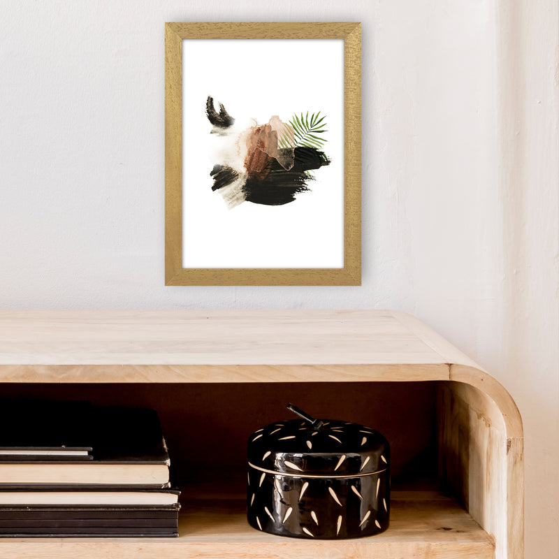 Exotic Abstract Shapes  Art Print by Pixy Paper A4 Print Only