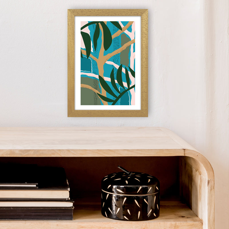 Jungle Tree Abstract  Art Print by Pixy Paper A4 Print Only