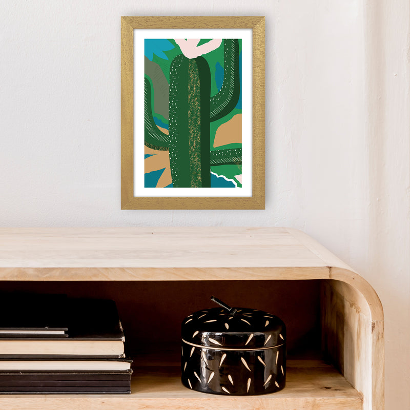 Cactus Jungle Abstract  Art Print by Pixy Paper A4 Print Only