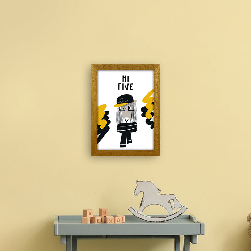 Hi Five Pop  Art Print by Pixy Paper A4 Print Only