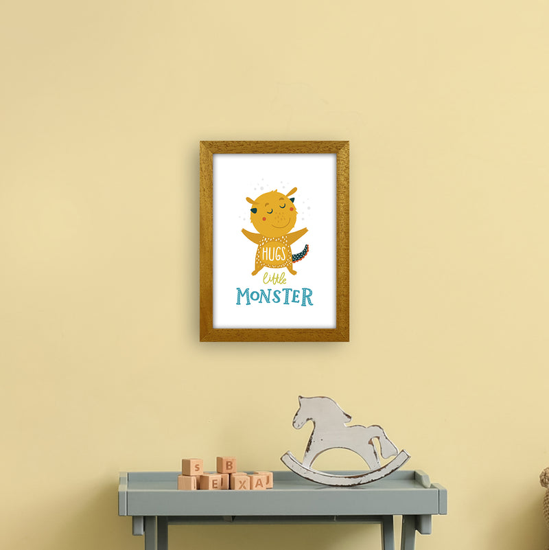 Little Monsters Hug  Art Print by Pixy Paper A4 Print Only