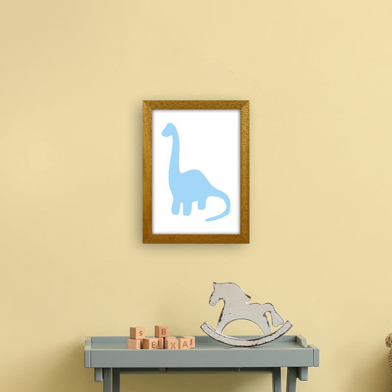 Brach Light Blue  Art Print by Pixy Paper A4 Print Only
