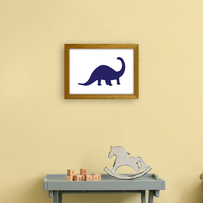 Sauro Navy  Art Print by Pixy Paper A4 Print Only