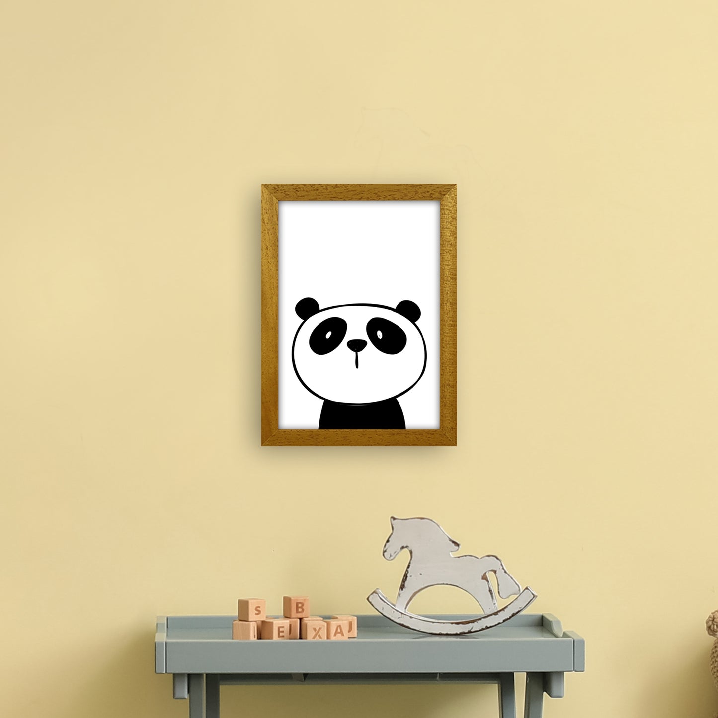Panda  Art Print by Pixy Paper A4 Print Only