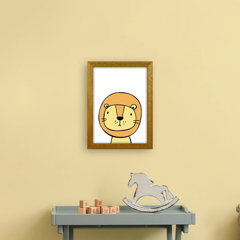 Lion  Art Print by Pixy Paper A4 Print Only