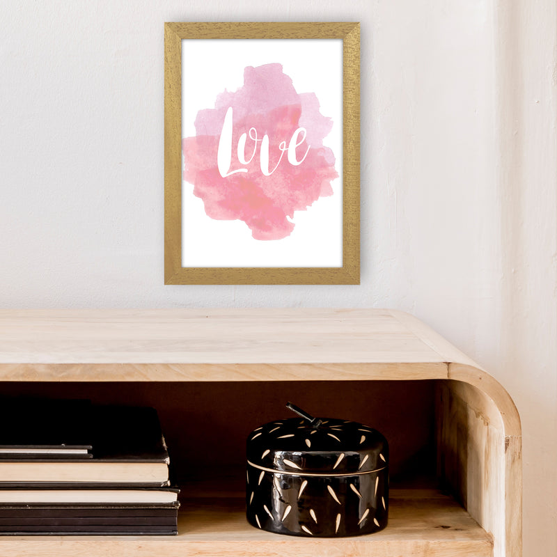 Love Watercolour  Art Print by Pixy Paper A4 Print Only