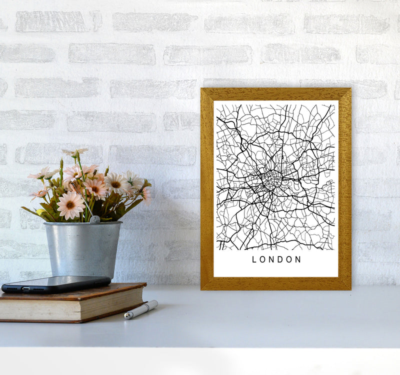 London Map Art Print by Pixy Paper A4 Print Only