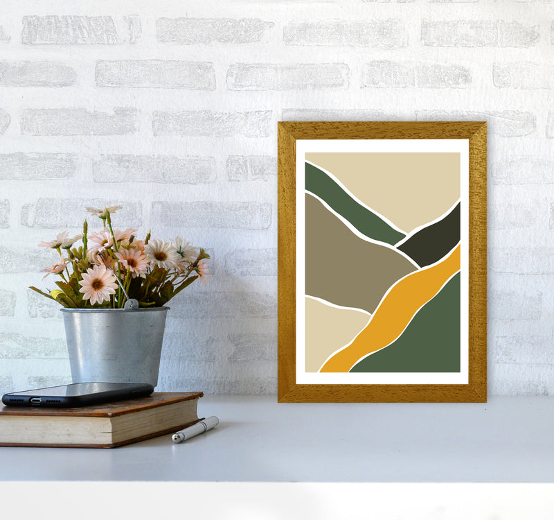 Wild Collection Rocky Roads Abstract Art Print by Pixy Paper A4 Print Only