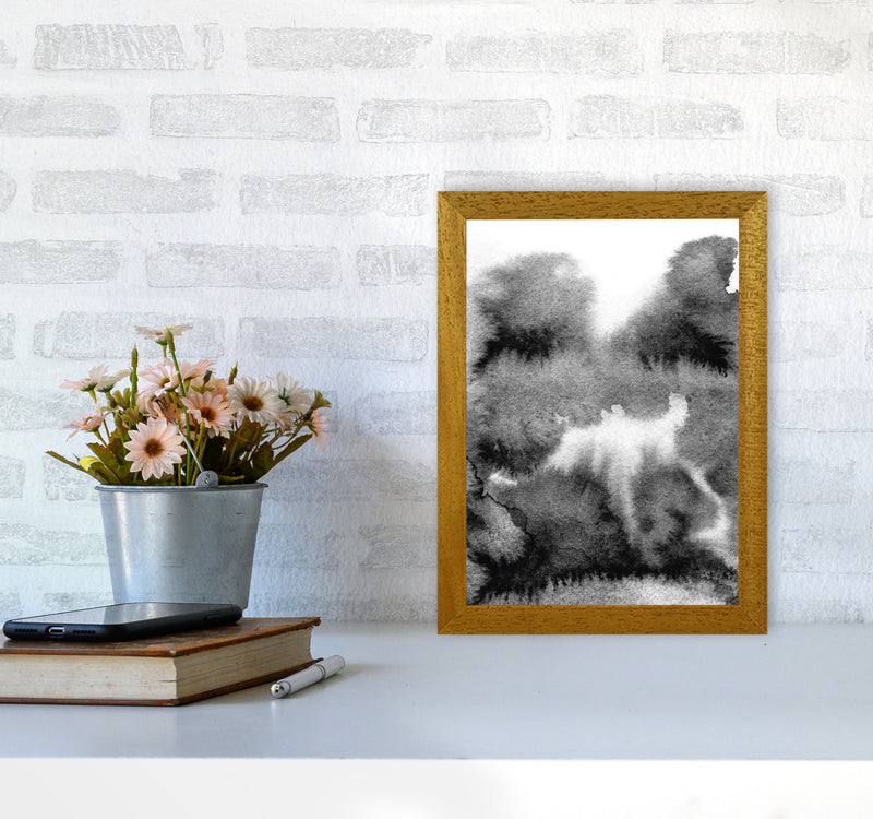 Majestic Monochrome Watercolour 17 Art Print by Pixy Paper A4 Print Only