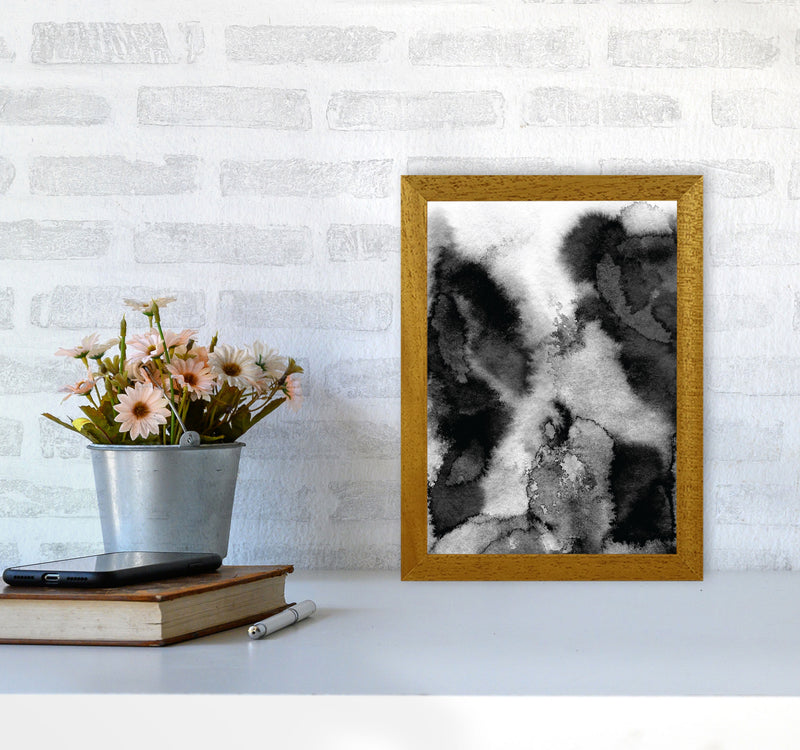 Majestic Monochrome Watercolour 11 Art Print by Pixy Paper A4 Print Only