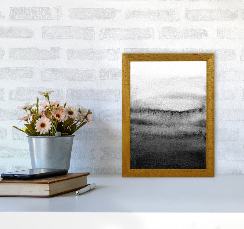 Majestic Monochrome Watercolour 18 Art Print by Pixy Paper A4 Print Only
