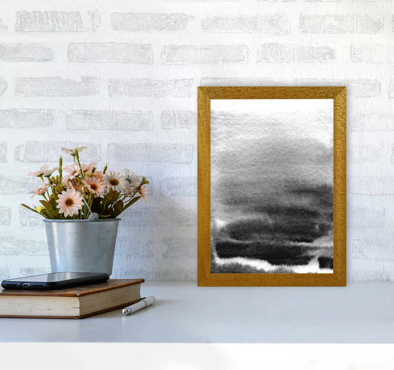 Majestic Monochrome Watercolour 02 Art Print by Pixy Paper A4 Print Only