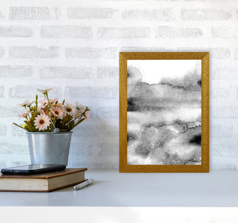 Majestic Monochrome Watercolour 04 Art Print by Pixy Paper A4 Print Only