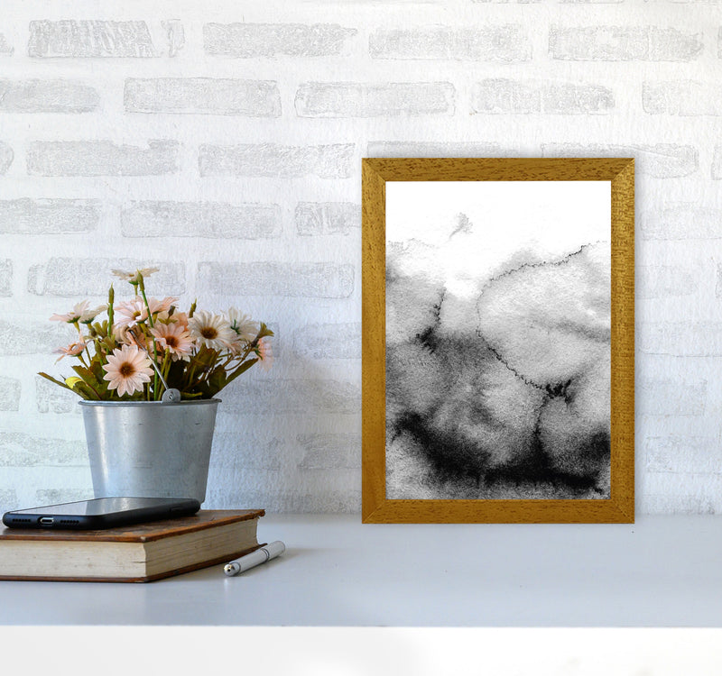 Majestic Monochrome Watercolour 09 Art Print by Pixy Paper A4 Print Only