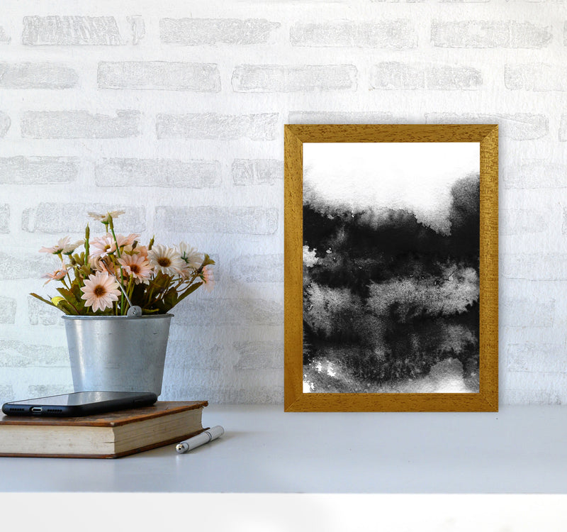 Majestic Monochrome Watercolour 05 Art Print by Pixy Paper A4 Print Only