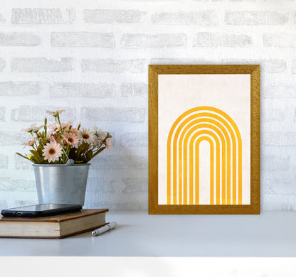 Rainbow mustard Art Print by Pixy Paper A4 Print Only
