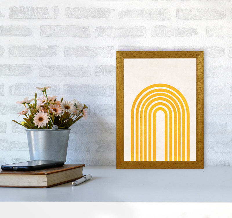 Rainbow mustard Art Print by Pixy Paper A4 Print Only