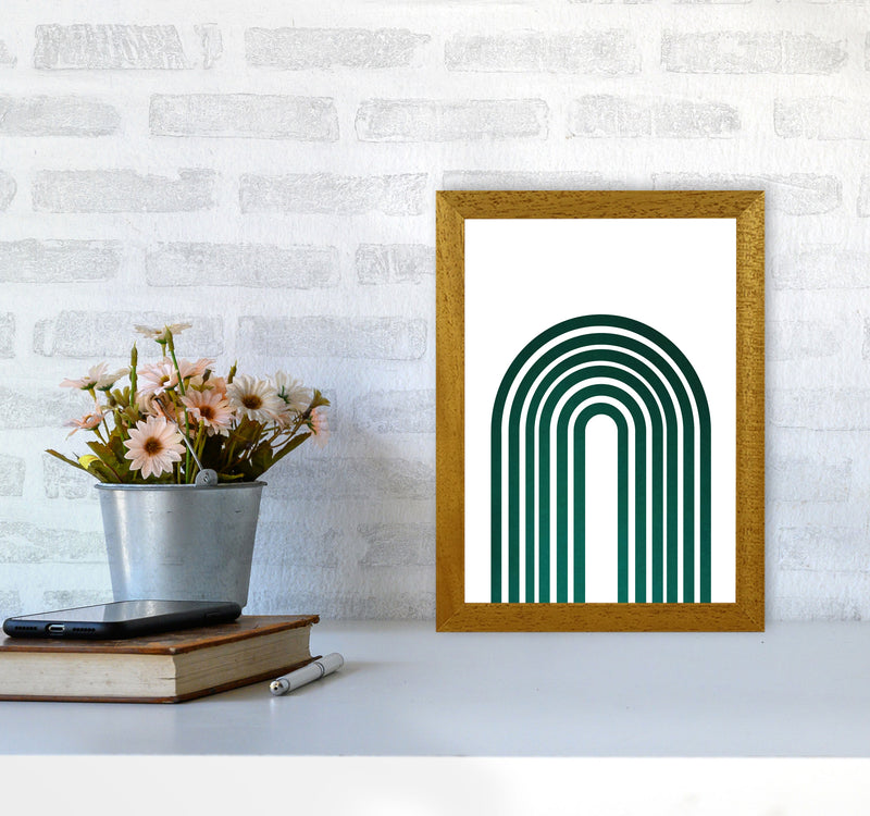 Rainbow emerald Art Print by Pixy Paper A4 Print Only
