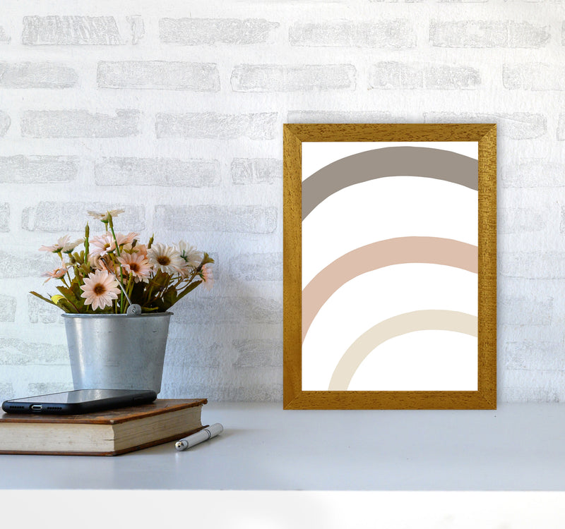 Inspired Rainbow Stripes Art Print by Pixy Paper A4 Print Only