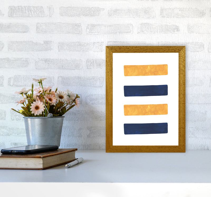 Horizon Abstract Lines  Art Print by Pixy Paper A4 Print Only