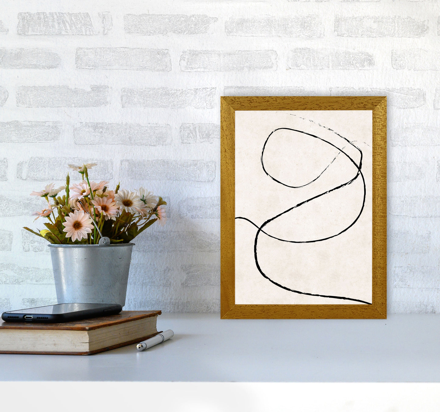 Autumn Wilma abstract Art Print by Pixy Paper A4 Print Only