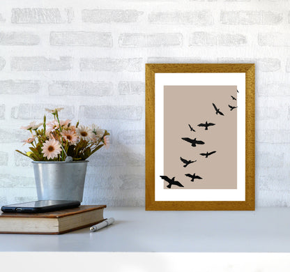 Autumn Skye abstract Art Print by Pixy Paper A4 Print Only