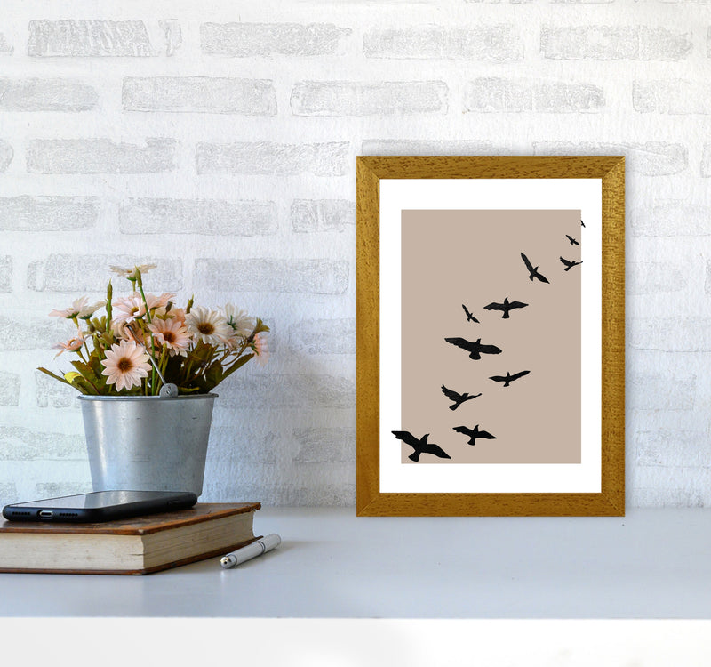 Autumn Skye abstract Art Print by Pixy Paper A4 Print Only