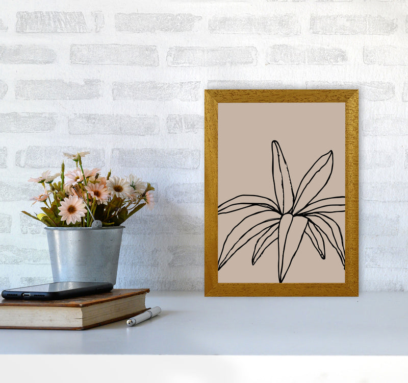 Autumn Leaf abstract Art Print by Pixy Paper A4 Print Only