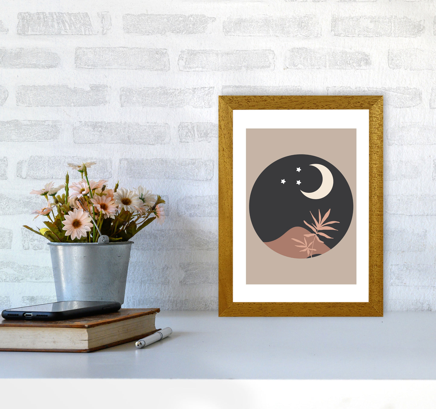 Autumn Kiara abstract Art Print by Pixy Paper A4 Print Only