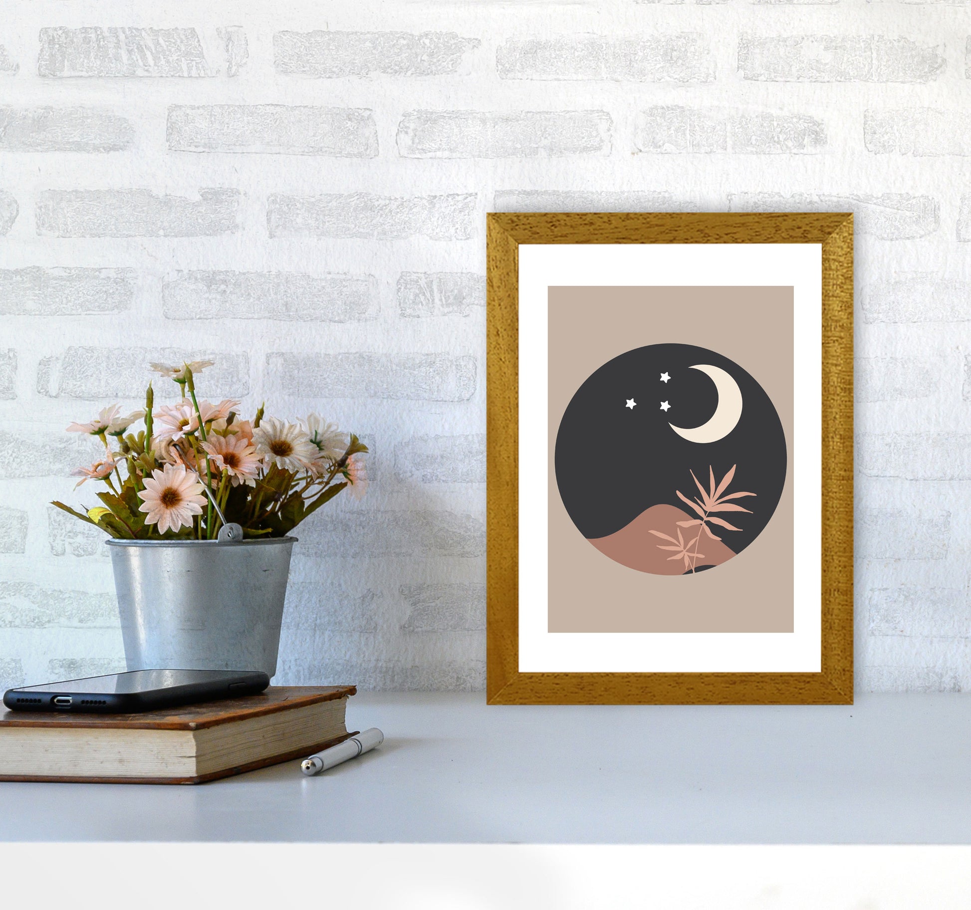 Autumn Kiara abstract Art Print by Pixy Paper A4 Print Only