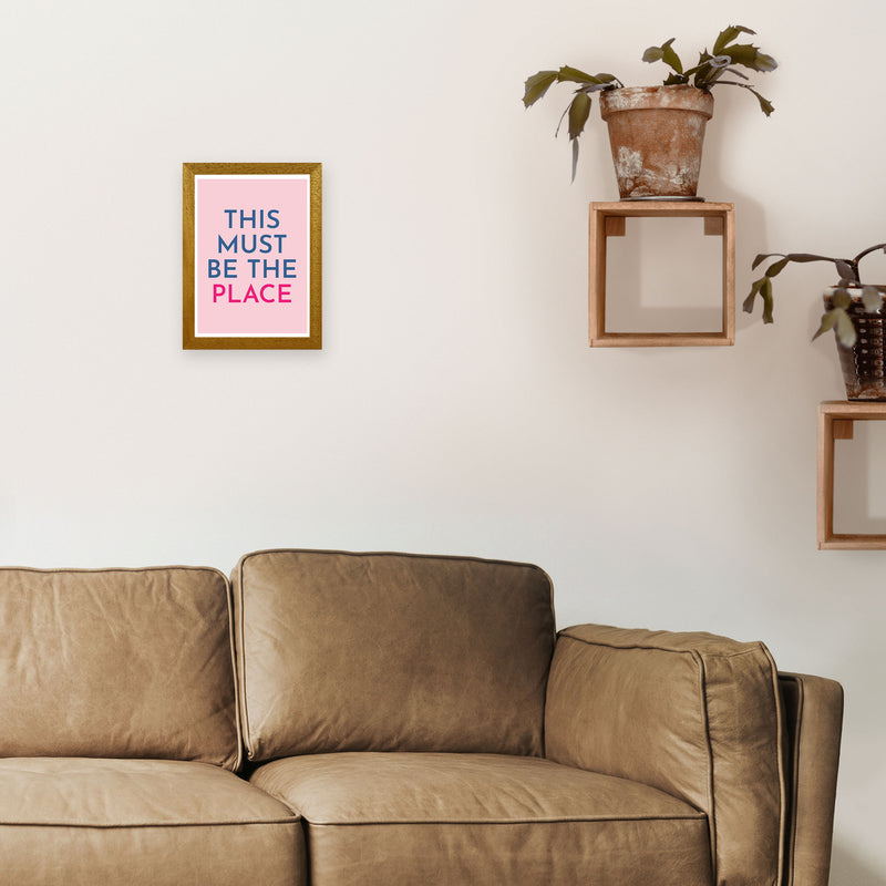 This Must Be The Place Art Print by Pixy Paper A4 Print Only