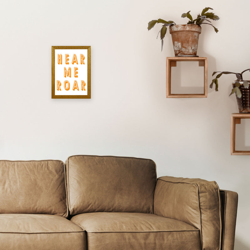 Hear Me Roar Art Print by Pixy Paper A4 Print Only