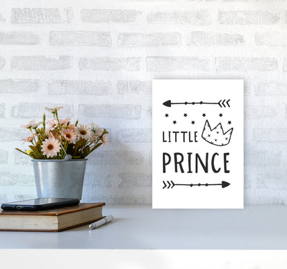 Little Prince Black Framed Nursey Wall Art Print A4 Black Frame